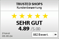 TOP Trusted Shops Bewertung
