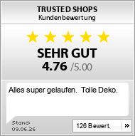 Kundenbewertungen von Tischdeko-online einsehen