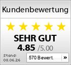 Kundenbewertungen von skateshop24.com