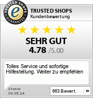 Zertifizierter Shop - TrustedShops