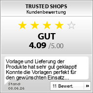 Kundenbewertungen von Vorlagen.de